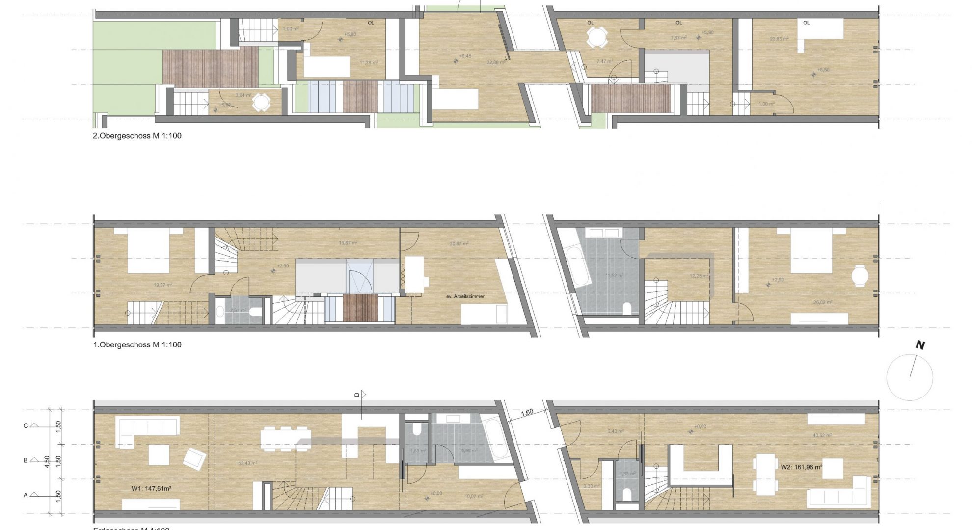 Up and Down: floor plans