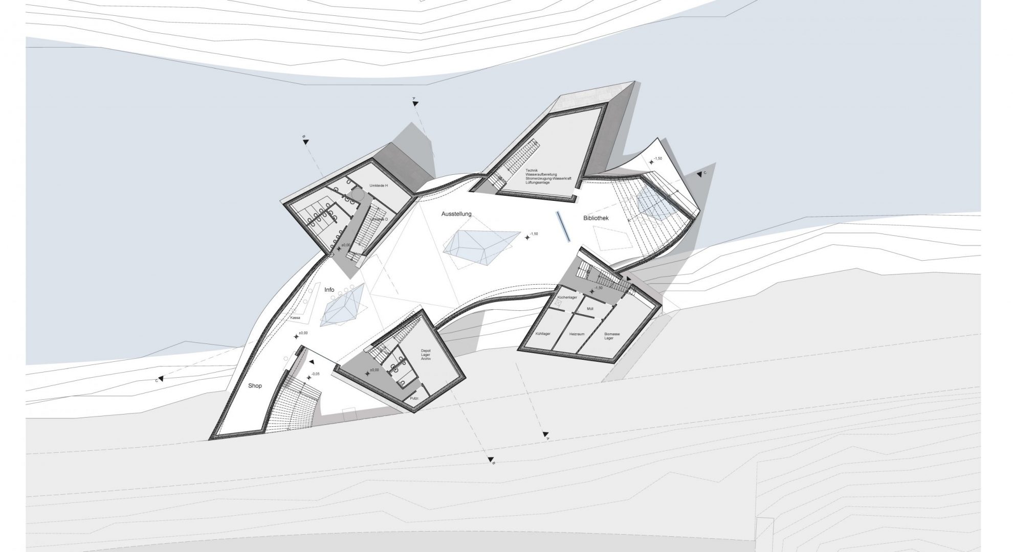 River and Rocks: ground floor